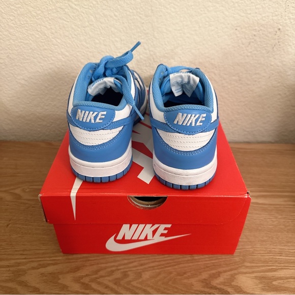 Nike UNC Carolina Blue Dunk Low Size 4 - Picture 4 of 8